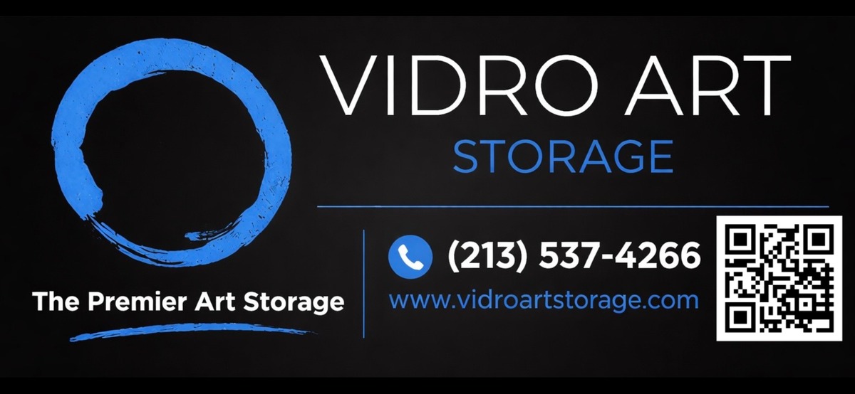 Vidro Art Storage, The Premier Art Storage. Call (213) 537-4266 or visit www.vidroartstorage.com
